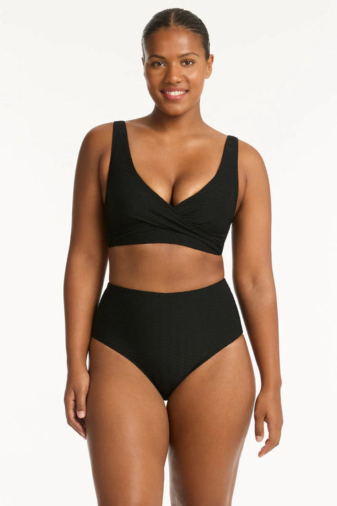 Sea Level Honeycomb High Waist Pant